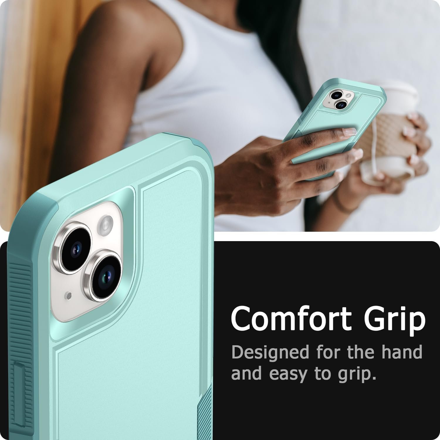 Defender Case For IPhone 15 Pro Max 14 13 12 11 Plus Dual Layer Heavy Duty Protective Bumper Slim Anti Drop Armor Rugged Cover