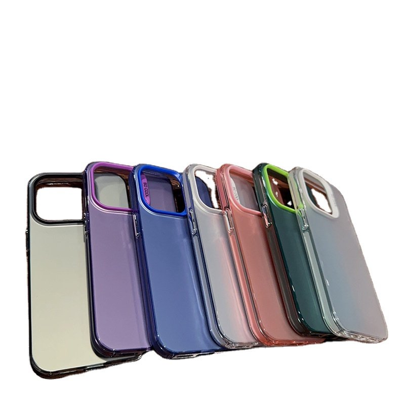 Business Solid Color Frosted Matte Electroplating Mobile Phone Accessories Covers Case For iPhone 11 12 13 14 Pro Max Back Co