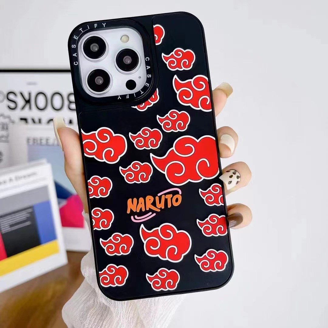Newest Designs Anime 3d Cover Phone Case Flip Anime Phone Cover Case For iphone 11 12 13 14 Pro Max All Models Case