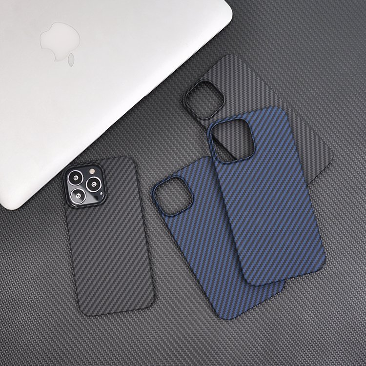 New Arrival Carbon Fiber Aramid Slim Dry Hard PC Phone Cover Resin Carbon Fiber Phone Case For iPhone 12 13 14 15 16 Pro Max