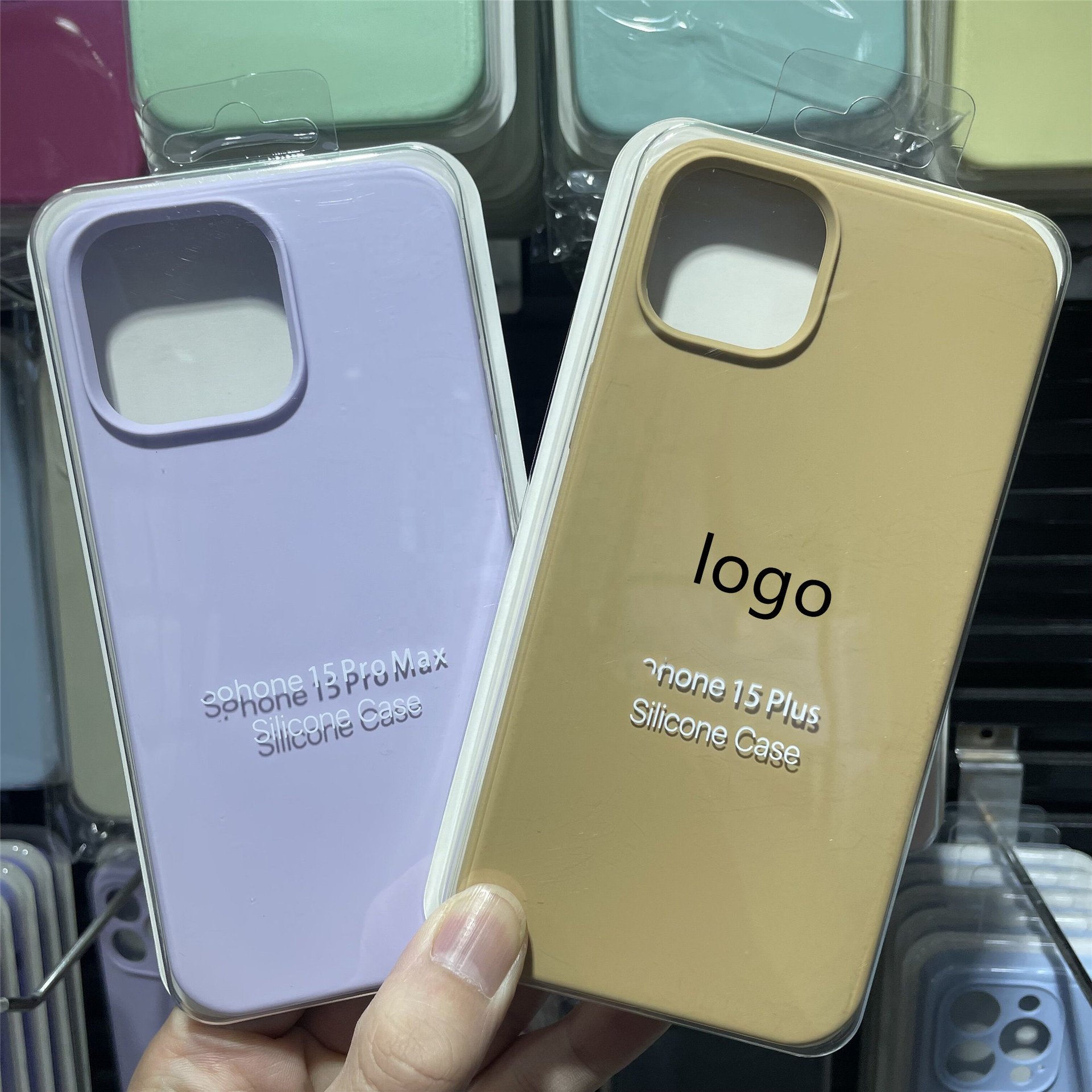 Original Rubber Silicone Phone Case for iPhone 15 14 13 Pro 12 11 XS max Shockproof Liquid Silicone For iPhone Case