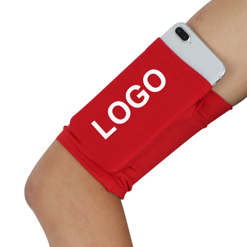 2024 new design Lightweight Non-slip outdoor sport elastic custom logo running armband for iPhone