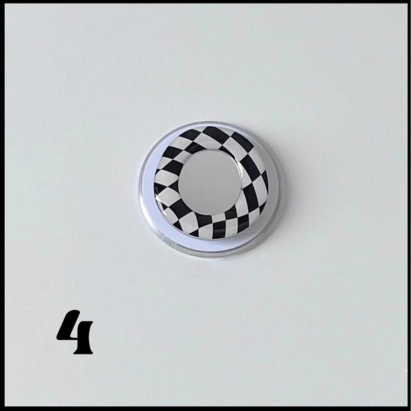custom design Mirror Mobile Phone Holder Silicone Phone Grip Stand Eject Mirror Phone Socket Accessories