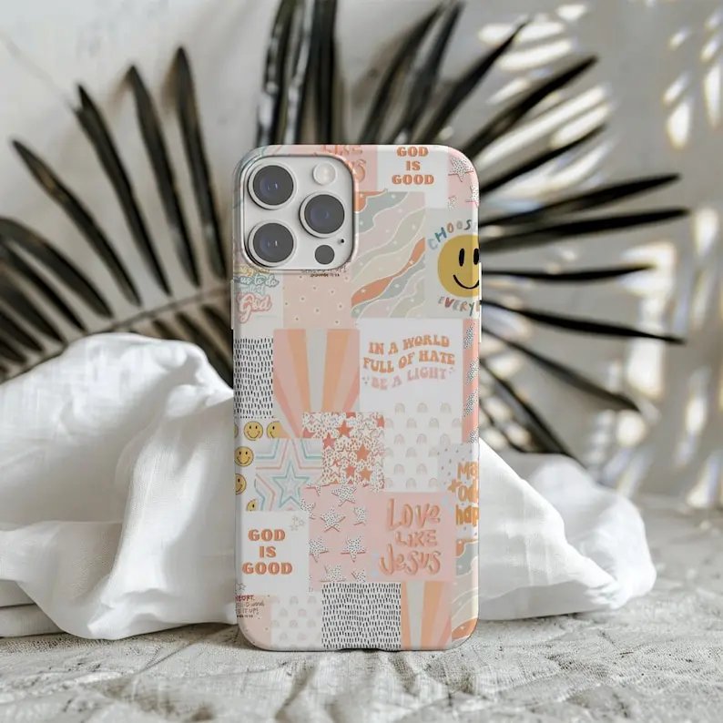 Collage Trendy Cell Cool Phone Case For IPHONE 15PRO MAX 14 13 12 11 PRO Plus 15pro Acrylic TPU Two in one Mobile Phone Cases