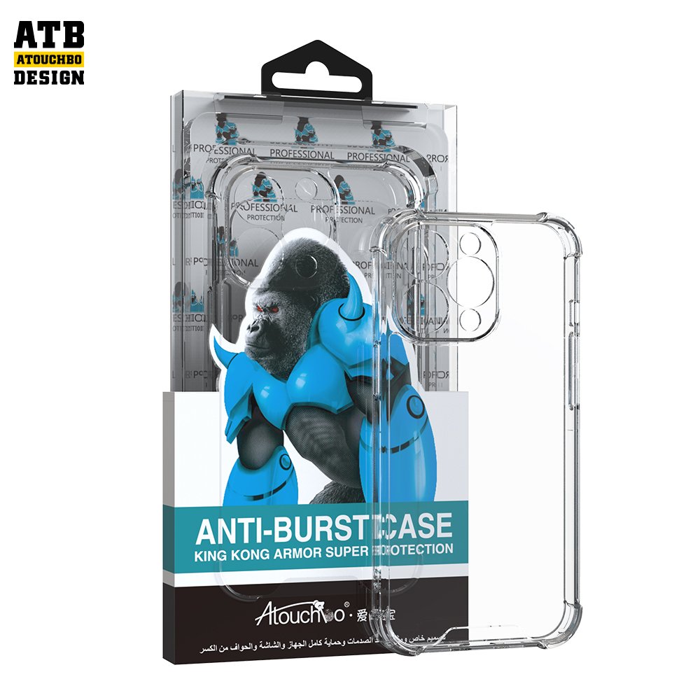 Atouchbo Phone Case for iPhone XR Clear Shockproof Back Cover Mobile Cell Case For iphone 14 pro max Phone Case