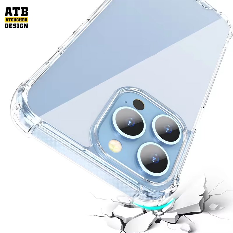 Atouchbo Phone Case for iPhone XR Clear Shockproof Back Cover Mobile Cell Case For iphone 14 pro max Phone Case