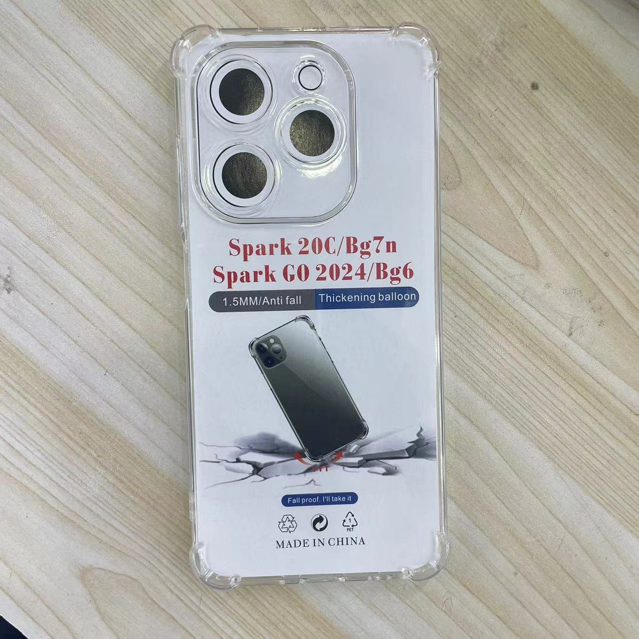 Suitable For TRANSSION infinix Note40pro phone case 8i 10 11 12 30 airbag anti-drop transparent cover