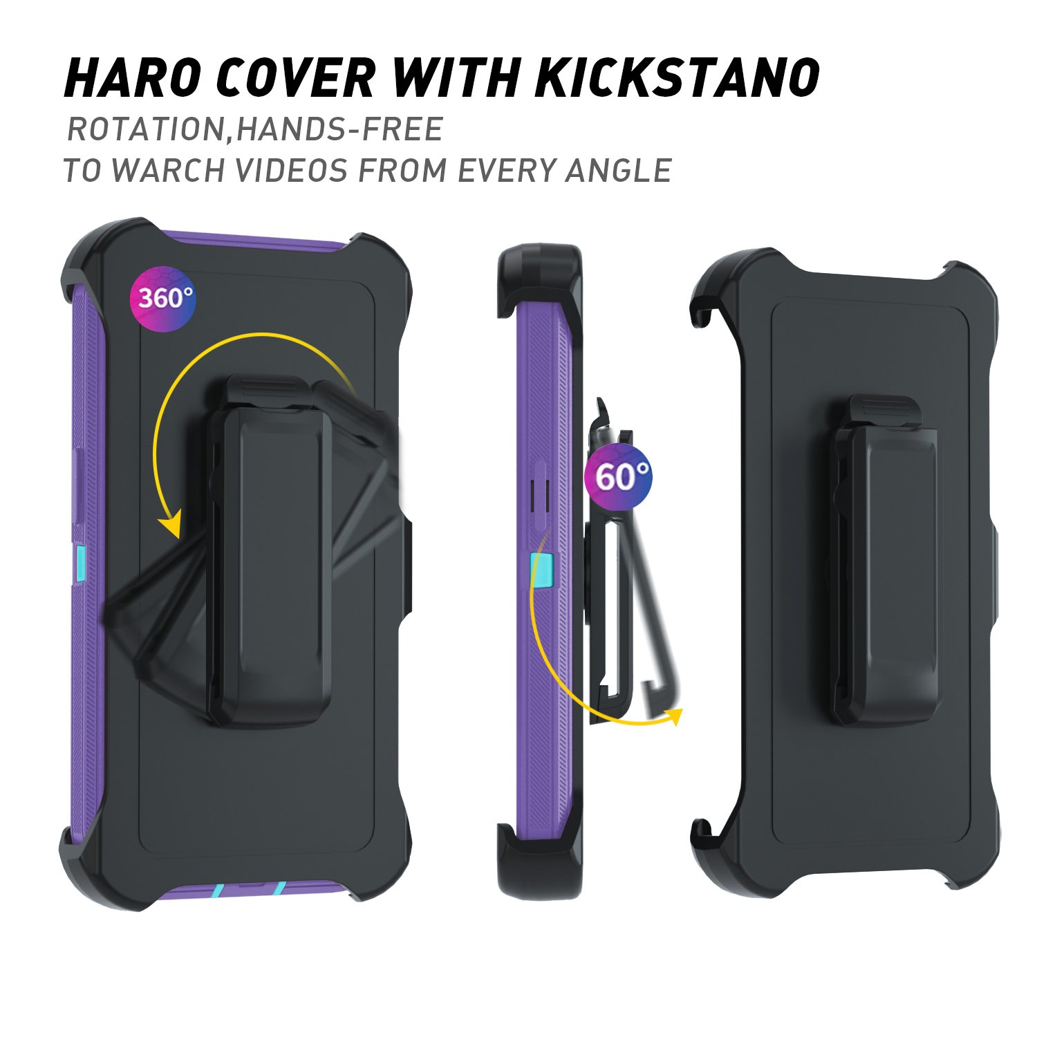 GScase 4 In 1 Mobile Cover with clip Shockproof Defender Robot heavy duty case Mobile Phone case For iphone15 Pro max