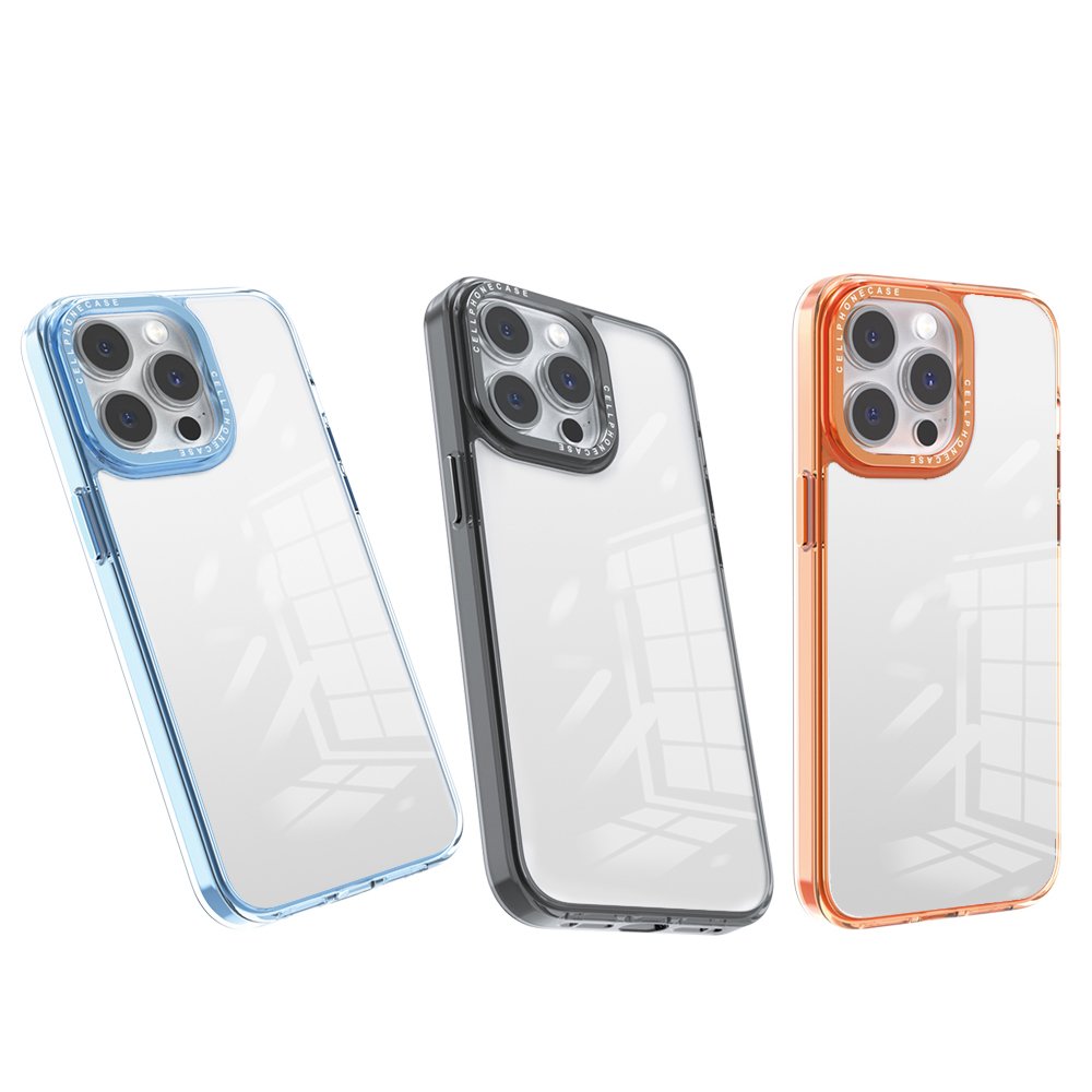 Custom LOGO Camera Ring Mobile Phone Case For iPhone Tpu Shockproof Case For iPhone 14 15 13 Pro Max Case