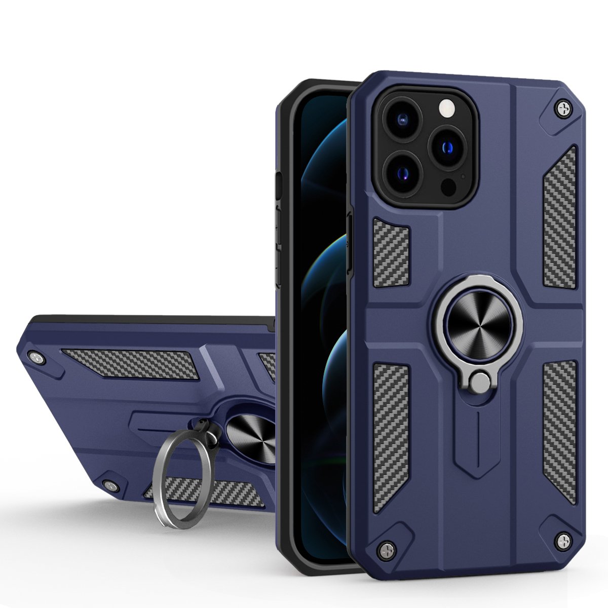 Wholesale Luxury Silicone TPU Back Cover Phone Case for iPhone16 Pro Max Mobile Cell Phone Case Holder Compatible 14 pro Max Blu