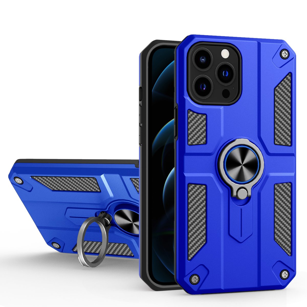 Wholesale Luxury Silicone TPU Back Cover Phone Case for iPhone16 Pro Max Mobile Cell Phone Case Holder Compatible 14 pro Max Blu