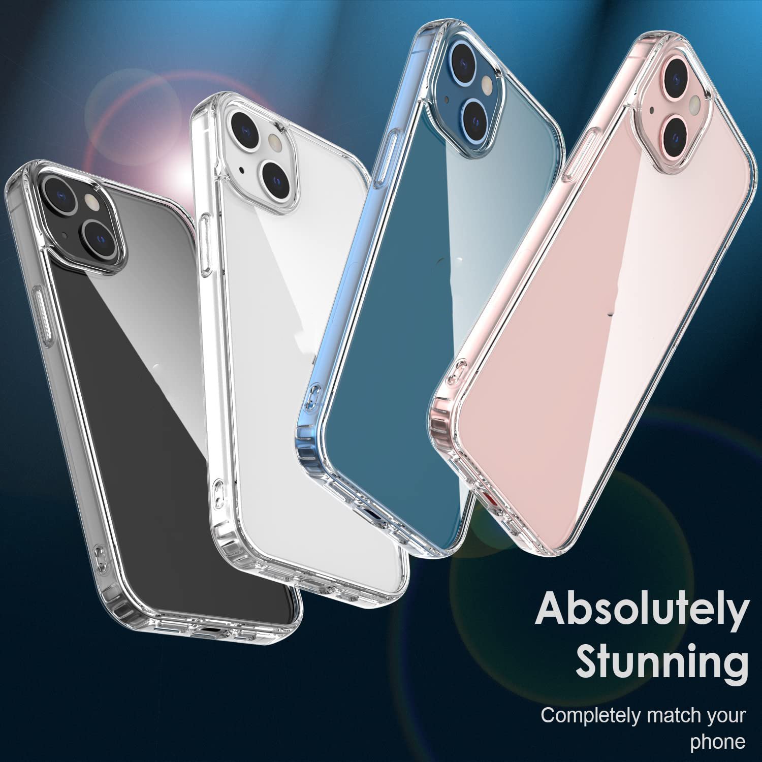 wholesale clear phone case shockproof phone case Anti-Scratch Cover transparent TPU Phone case for iP14/14 Pro Max