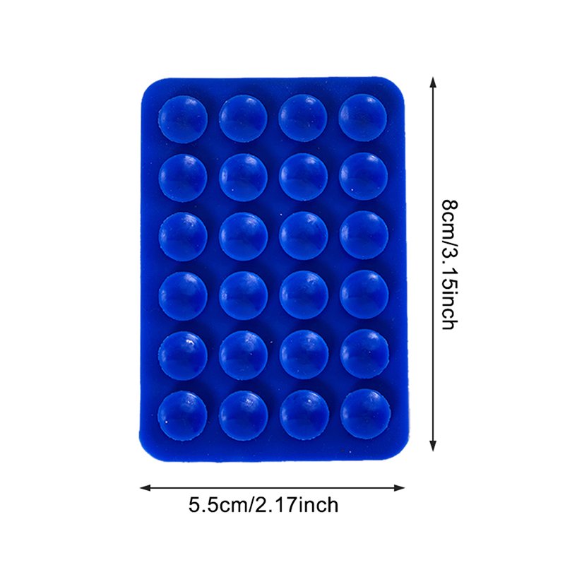 Silicone Anti-slip 24 Suction Cup Pads Mat Adhesive Mount Mobile Case Phone Holder Mobile Sucker