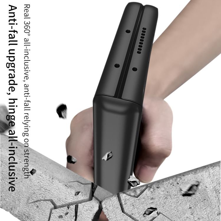 Z Fold 5 4 3 Hinge Case PU Leather Case Cover For Samsung Galaxy Z Fold 5 Case Hinge With Bracket