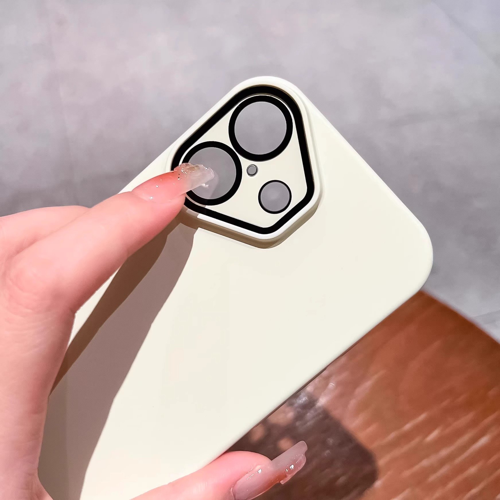 Ultra Thin Matte PC Hard Mobile Phone Case For iPhone 16 15 14 Pro Max With Lens Film Protection All inclusive Shockproof Cover