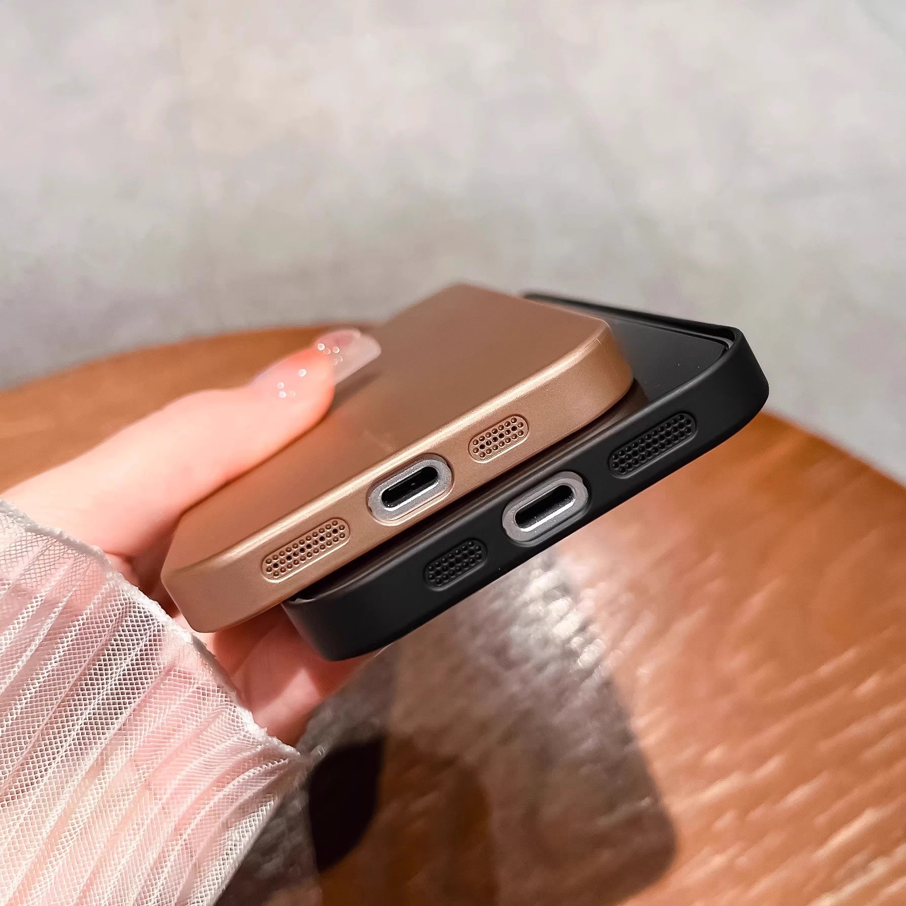 Ultra Thin Matte PC Hard Mobile Phone Case For iPhone 16 15 14 Pro Max With Lens Film Protection All inclusive Shockproof Cover