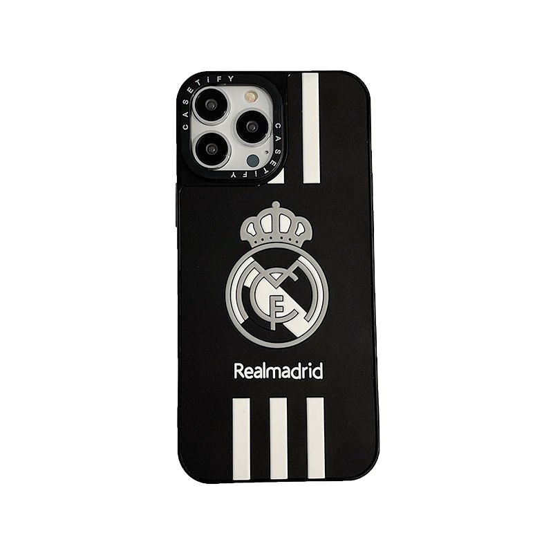 Cartoon Design Soccer Team TPU Mobile Phone Shell Cover for iPhone 15 14 13 12 11 Pro Max Personalized Football Protective Case