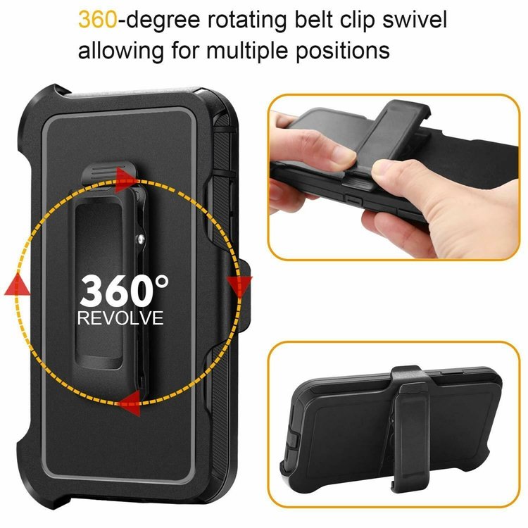 Holster Robot Rugged Belt Clip kickstand Heavy Duty Armor Defender Back Cover For Samsung galaxy S24 Ultra Mobile Phone Case