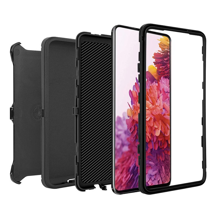 Holster Robot Rugged Belt Clip kickstand Heavy Duty Armor Defender Back Cover For Samsung galaxy S24 Ultra Mobile Phone Case