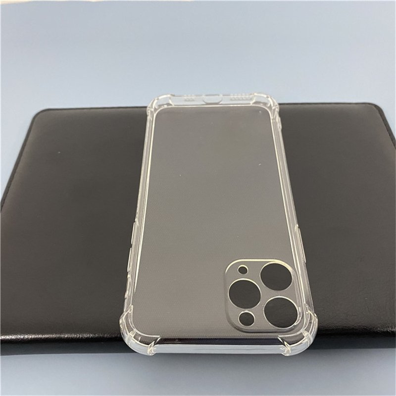 For iPhone 15 Case 1.5MM Transparent Shockproof Soft TPU Mobile Cell Phone Case For iPhone 15 Pro Max 14 Plus 13 Mini 12