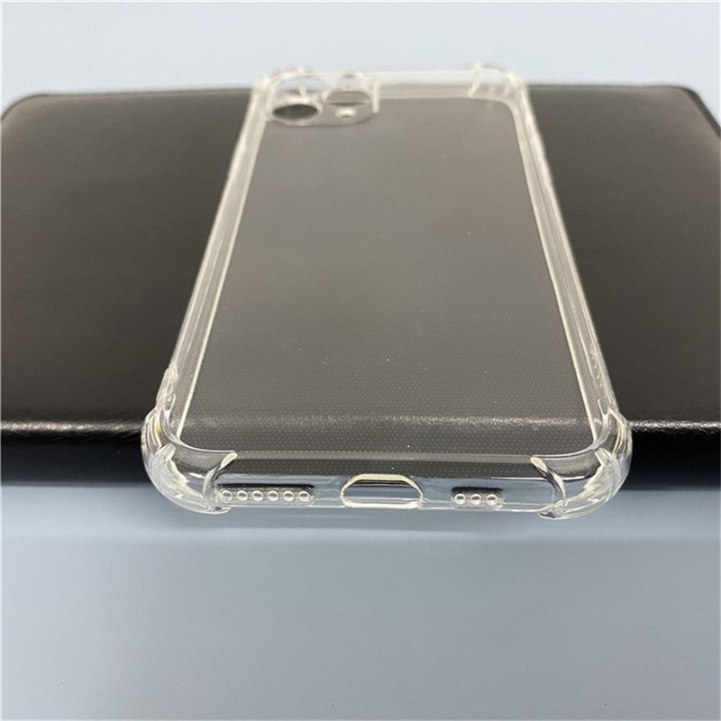 For iPhone 15 Case 1.5MM Transparent Shockproof Soft TPU Mobile Cell Phone Case For iPhone 15 Pro Max 14 Plus 13 Mini 12