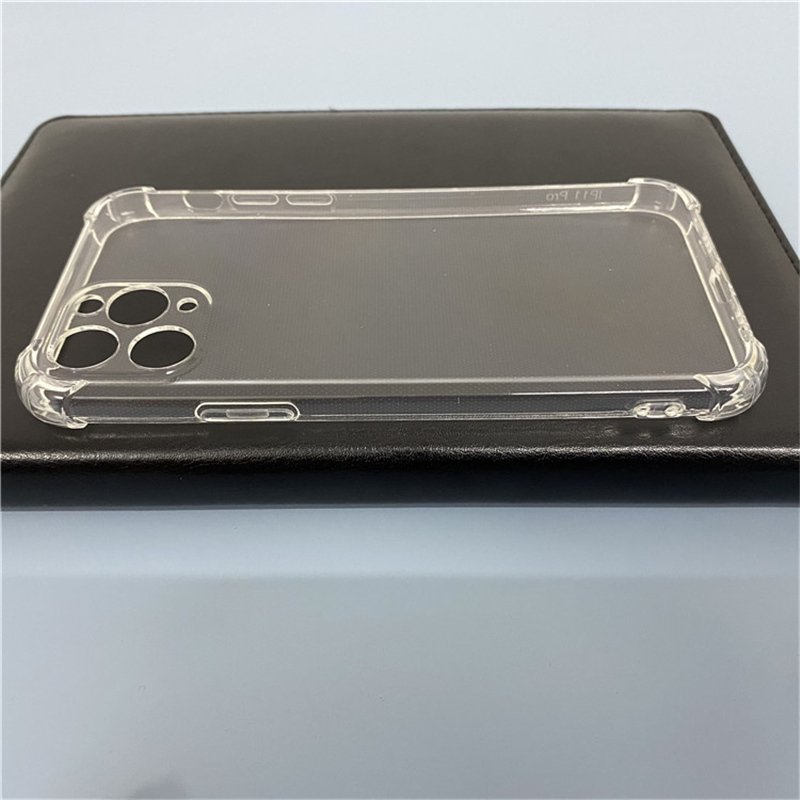 For iPhone 15 Case 1.5MM Transparent Shockproof Soft TPU Mobile Cell Phone Case For iPhone 15 Pro Max 14 Plus 13 Mini 12