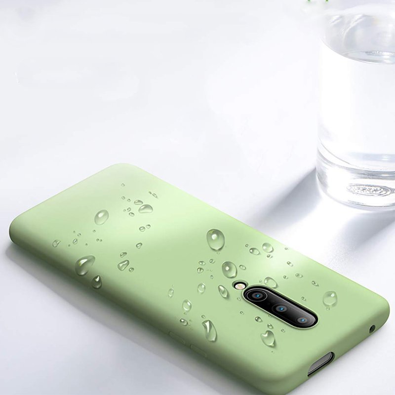 Amazon Best Seller Liquid Silicon Cover Shockproof Protective Phone Case For One Plus 7 Pro 1+7 Pro