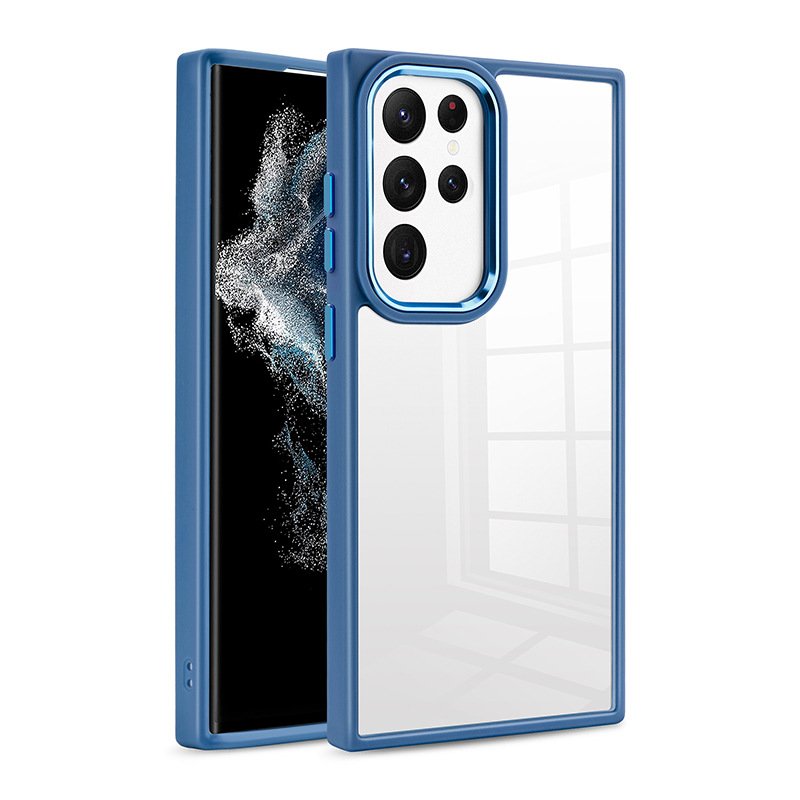 Crystal Acrylic Clear Shockproof Mobile Phone Cases For Samsung Galaxy S23 Ultra