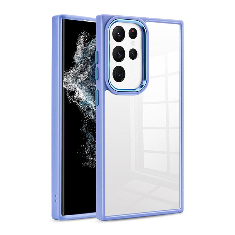 Crystal Acrylic Clear Shockproof Mobile Phone Cases For Samsung Galaxy S23 Ultra