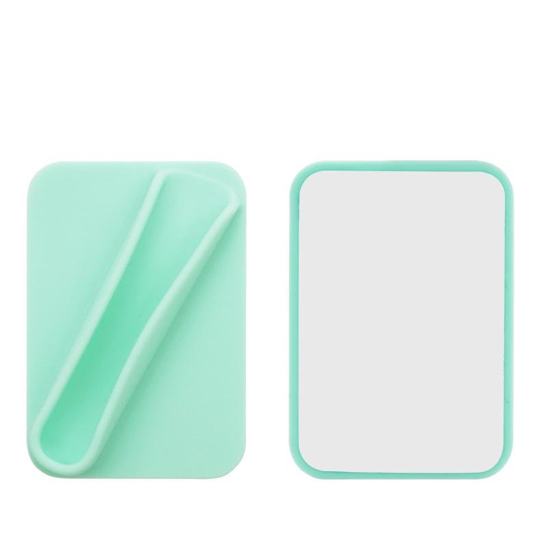 Soft Touch Silicone Lip Holder For iPhone & Android Phone Case Lipstick Glaze Phones Case Back Stick-On Holder Lipstick Sleeve