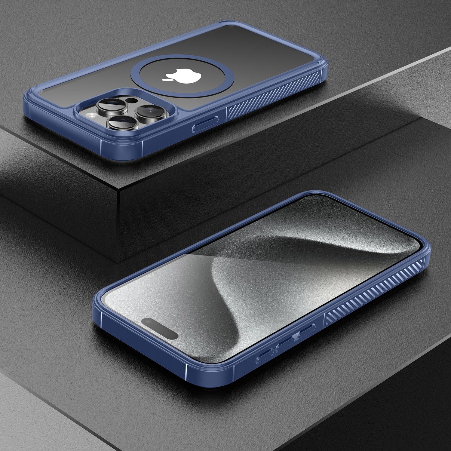 Hot Sale Armour Tpu Bumper Pc Back Shockproof Back Cover Magnetic Mobile Phone Case For Iphone 15/14/13/12/11 Pro Max
