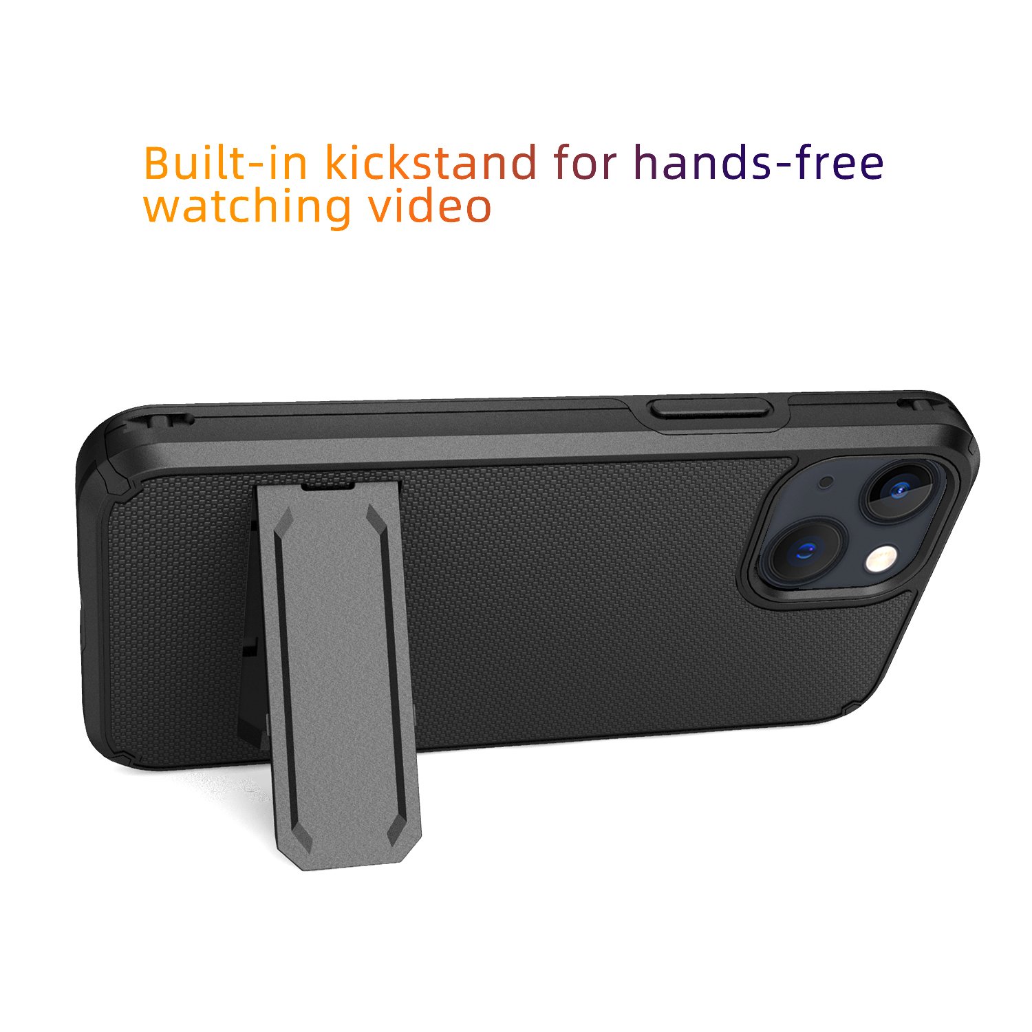 New For Iphone13 Multifunctional Magnetic Magnet Protective Cover 13 Full Edge Anti-Fall Fingerprint Case