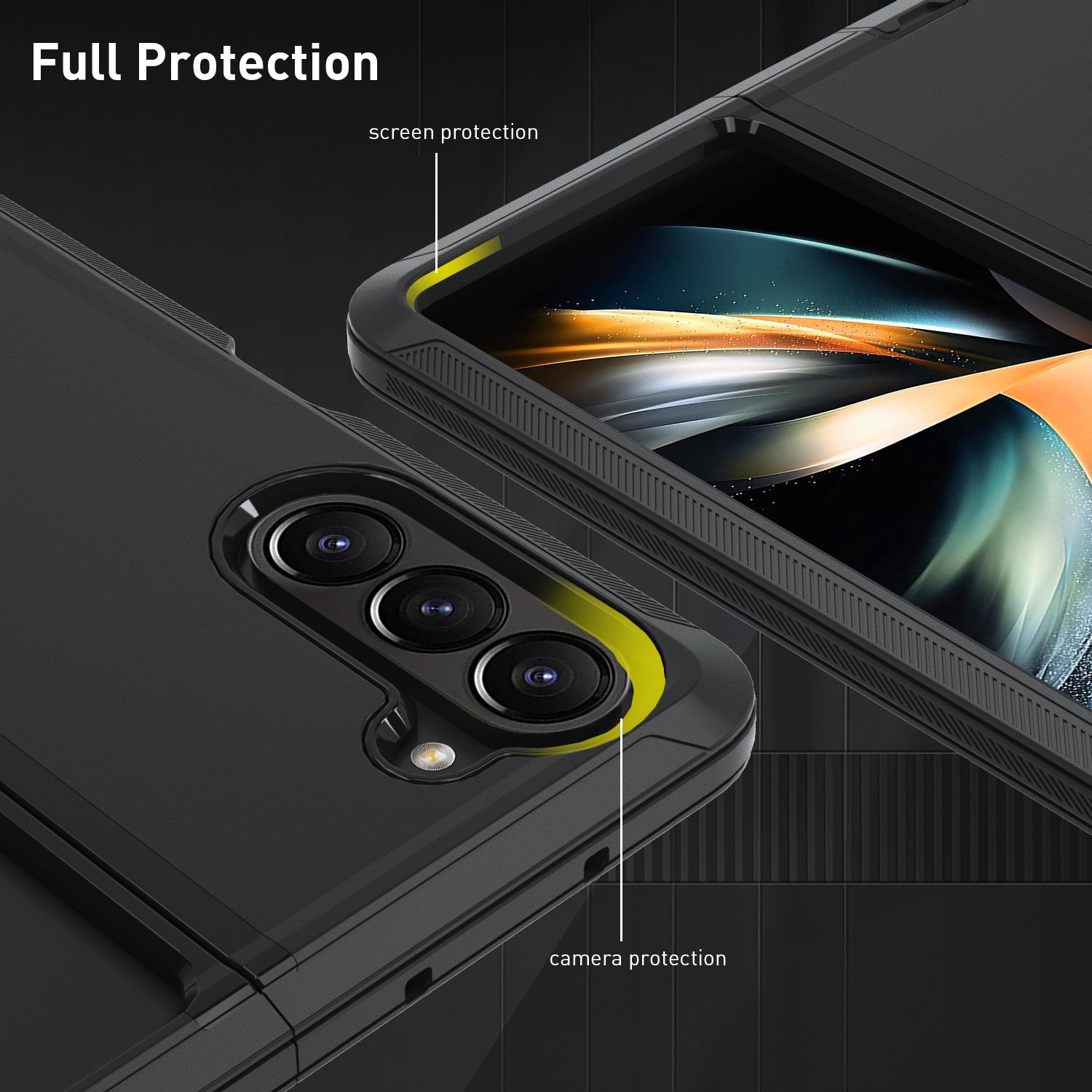 2023 Hot Sale Waterproof Shockproof Cool Mobile Phone Case For Samsung Z Fold 5