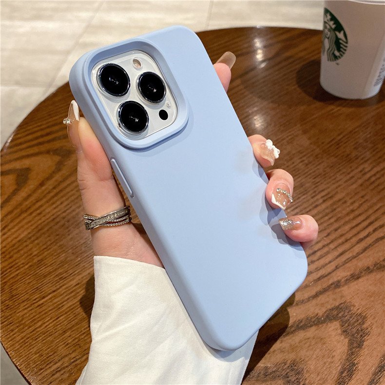 For Iphone 15 Pro Charger White Fashion Shockproof Cell Mobile Silicone Phone Case