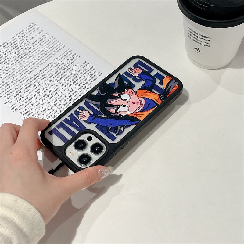 new printing dragonball GOKU cover mobile cases packaging for iphone 13 14 15 pro max