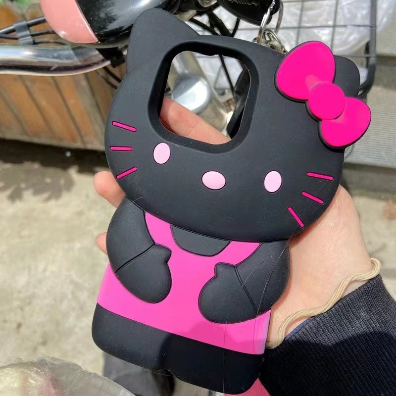 Girl's favorite Hello cute Kitty phone case for iPhone16promax 15pro 13 14promax phone case 11 12 silicone 11/xsmax 7p