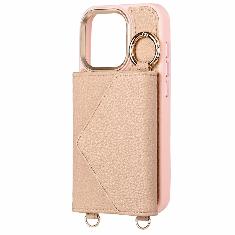 New Trend Luxury Mobile Phone Cases Mirror Card Wallet Design PU Leather Case For iPhone 15 Pro Max Leather Phone Case