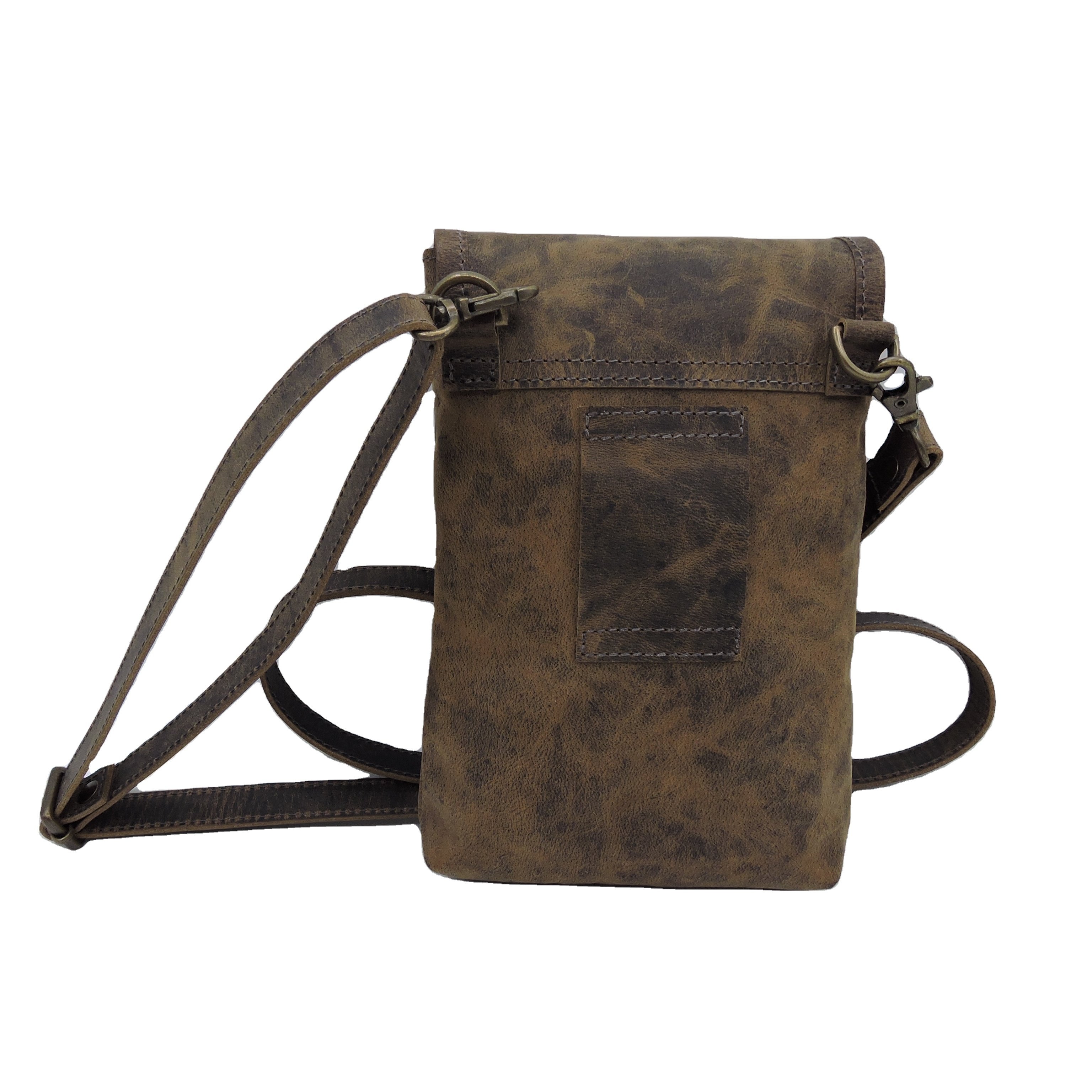 Customizable Mini Cross Body Leather Waist Pouch Adjustable Small Mobile Sling Bag Logo Stylish Travel Model