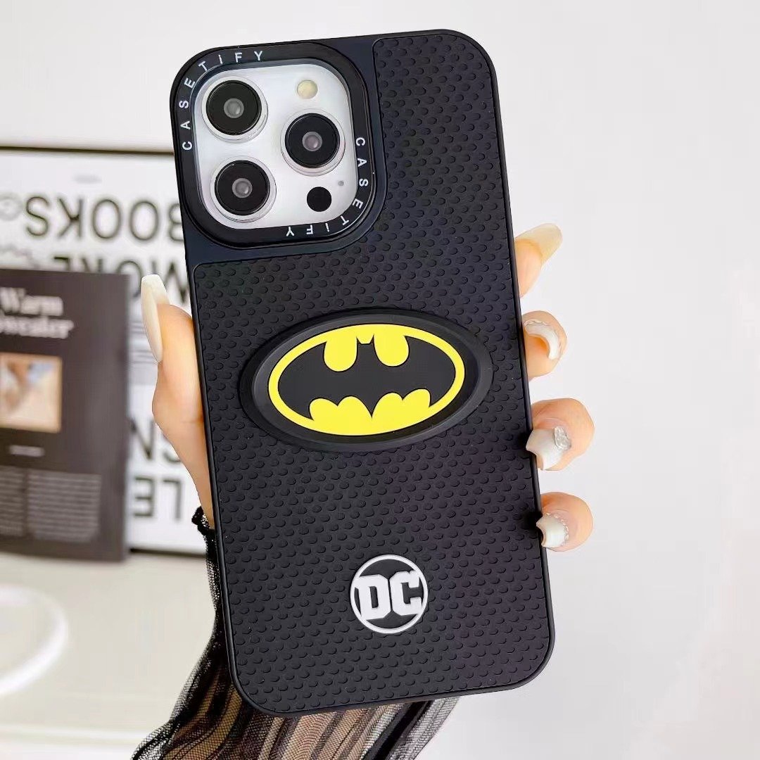 Fashion 3d Stereoscopic Silicone Phone Case For Iphone 15 14 13 12 11 Pro Max Spiderman Iron Man Phone Covers Case