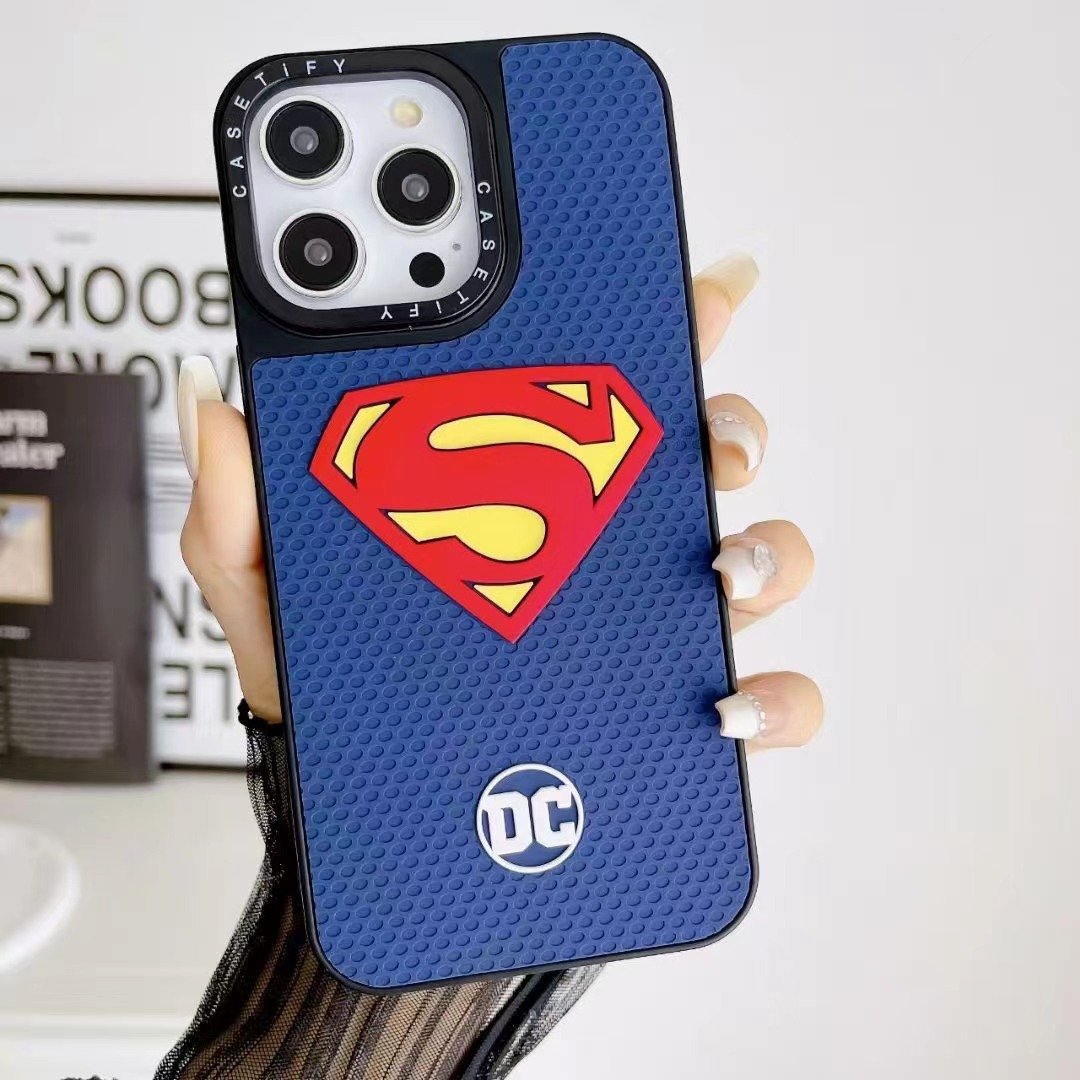 Fashion 3d Stereoscopic Silicone Phone Case For Iphone 15 14 13 12 11 Pro Max Spiderman Iron Man Phone Covers Case
