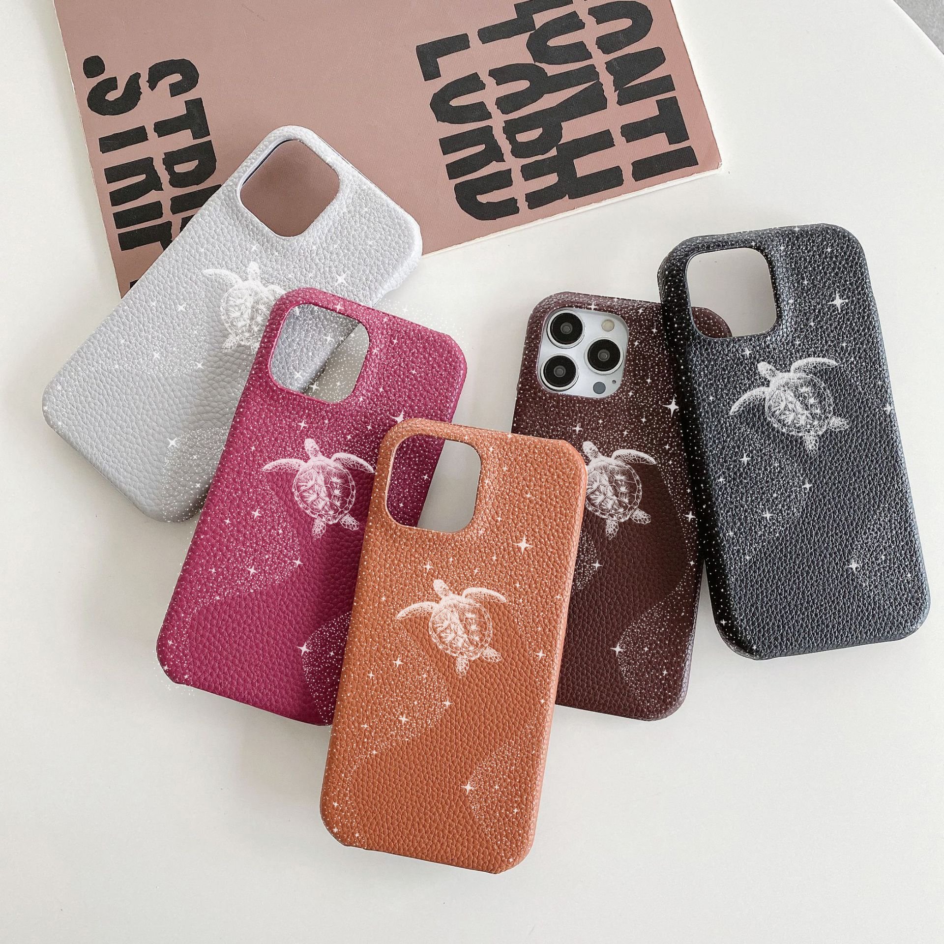 Low MOQ Personalised Custom Leather Phone Cases For iPhone 7-16Pro max/15Plus/15Pro DIY Print Design Phone Case for s24 ultra