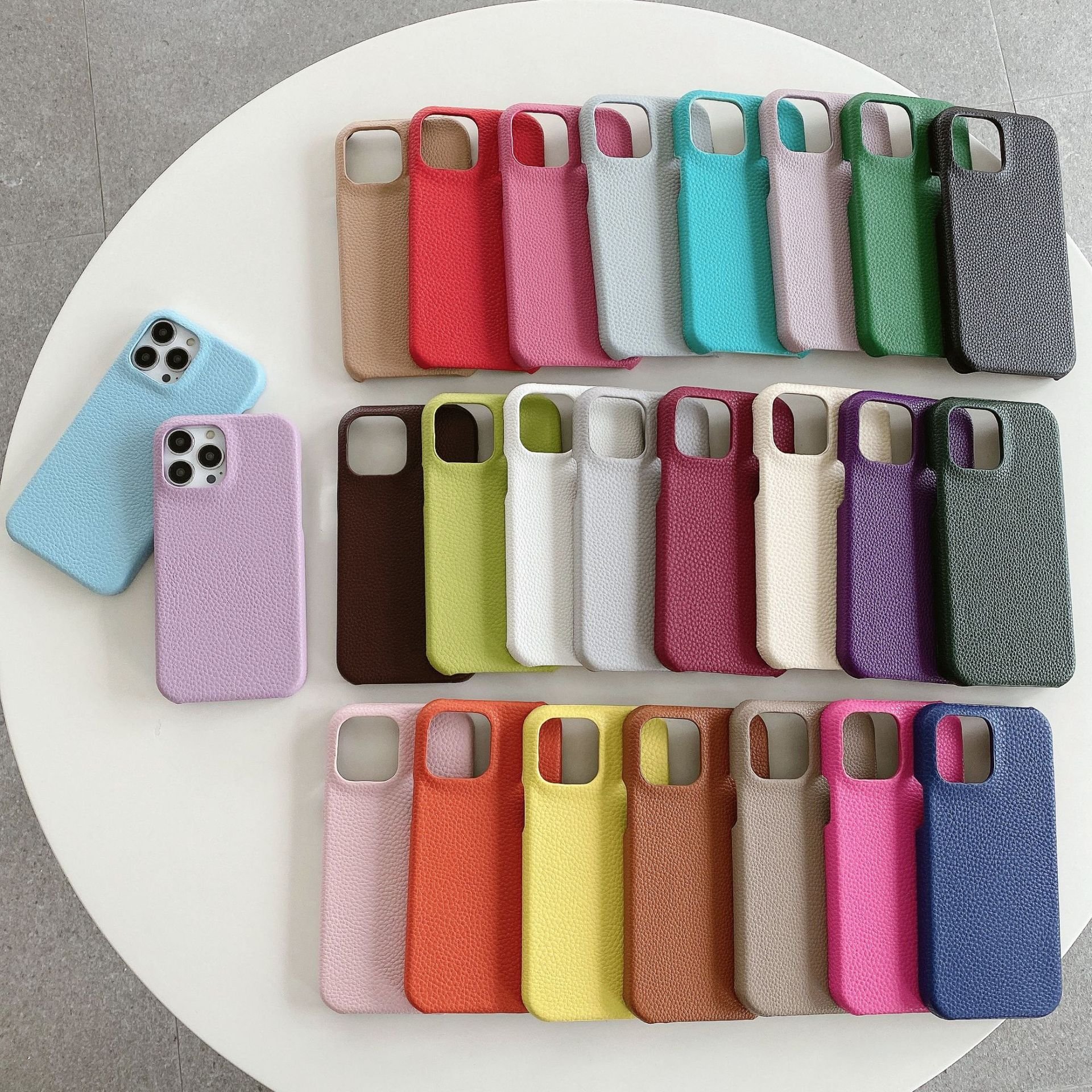 Low MOQ Personalised Custom Leather Phone Cases For iPhone 7-16Pro max/15Plus/15Pro DIY Print Design Phone Case for s24 ultra
