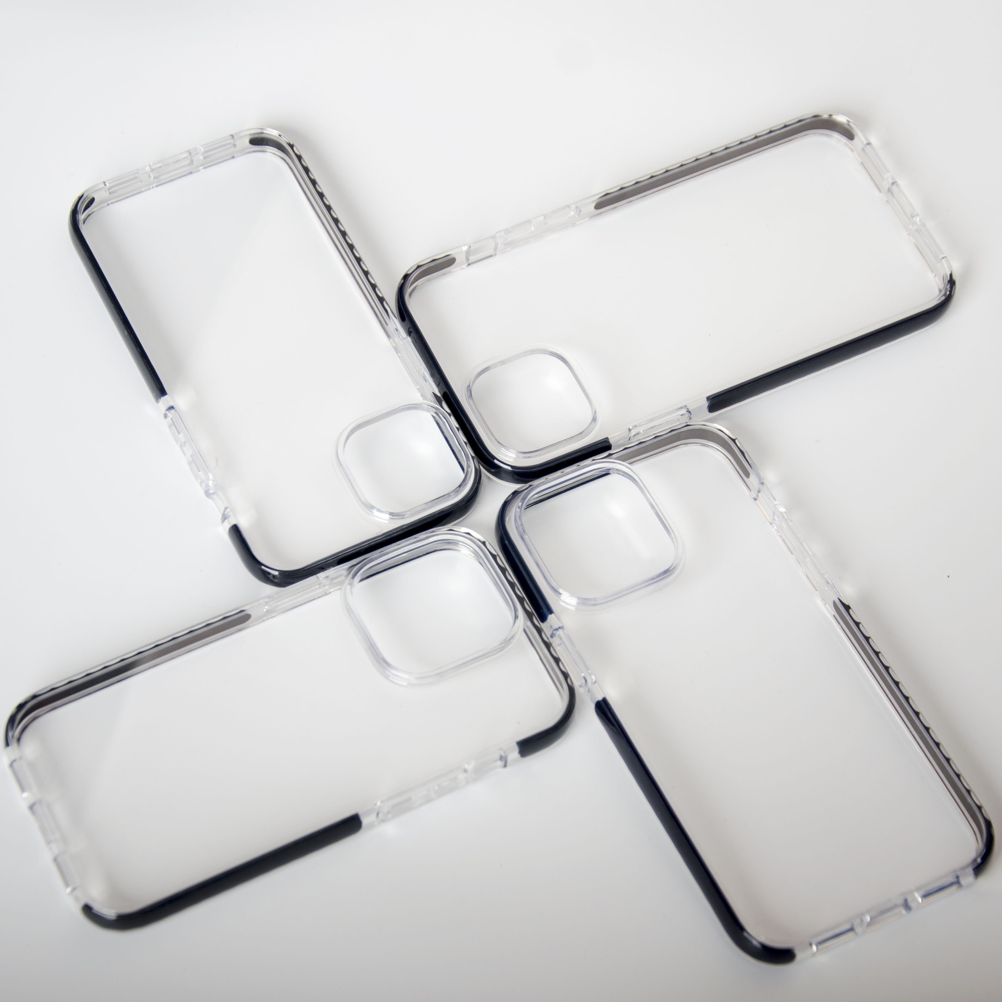 High quality Impact case transparent TPU+TPE+PC phone case for iPhone12/13/14/15/16 series