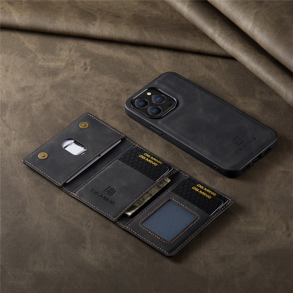Custom Embossed LOGO Leather Phone Case PU Leather Phone Case with Magnetic Wallet Card Holder for iPhone 13 14 15 Pro Max