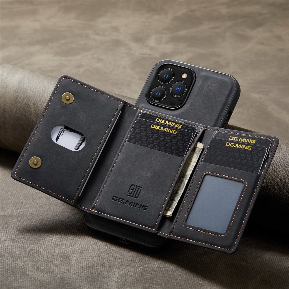 Custom Embossed LOGO Leather Phone Case PU Leather Phone Case with Magnetic Wallet Card Holder for iPhone 13 14 15 Pro Max