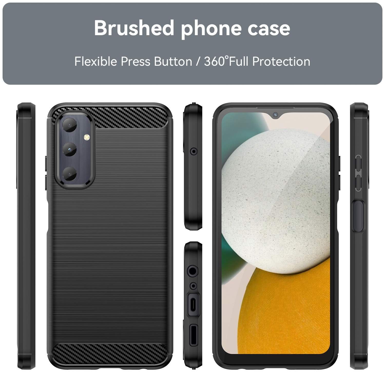 Hot Sale Carbon Fiber Case For Samsung a05S Mobile Phone case Shockproof Back Cover for Samsung A05 A15