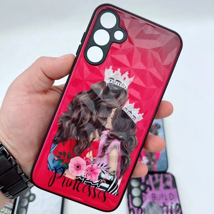 hot sell wholesale factory cheap price woman design diamond pattern mobile phone case for iphone 15 14 13 12 11 pro max plus 7 8