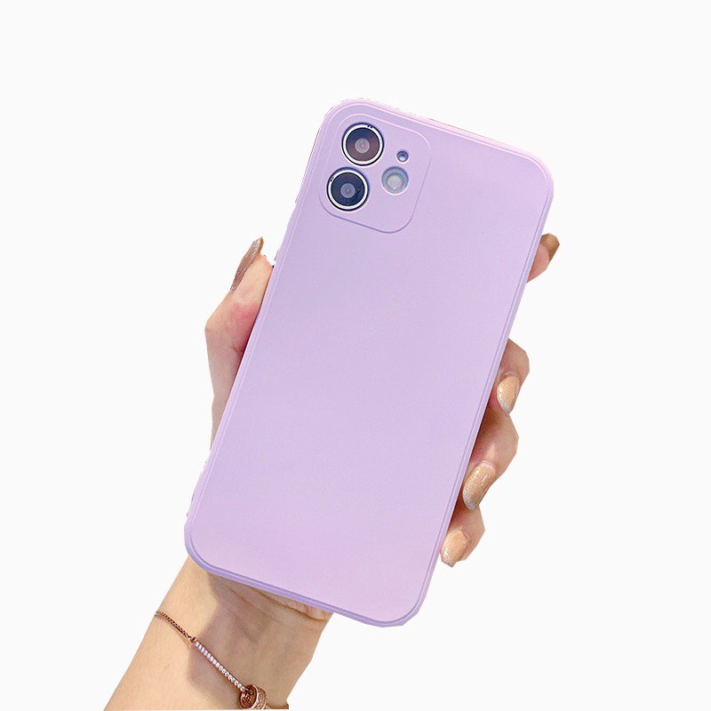 Custom Logo Anti-scratch Soft Cover silicone Phone case Colorful mobile phone case for iPhone 11 /12 /13/14/15/16 ProMax