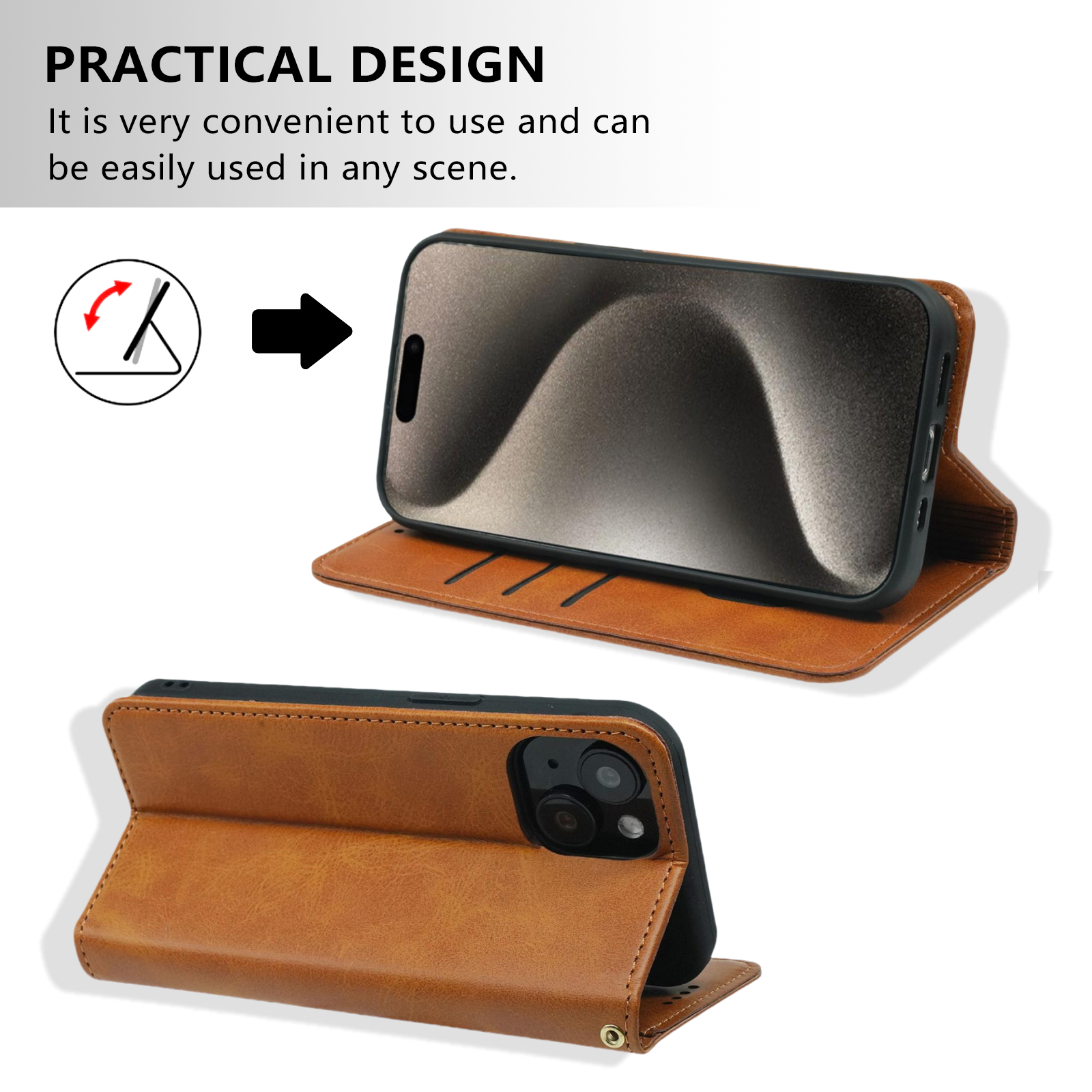Flip Wallet Cell Phone Case For iPhone 16 Pro Max 15 14 13 12 11 XR XS 7 8 Plus Leather Magnetic Protective Cover