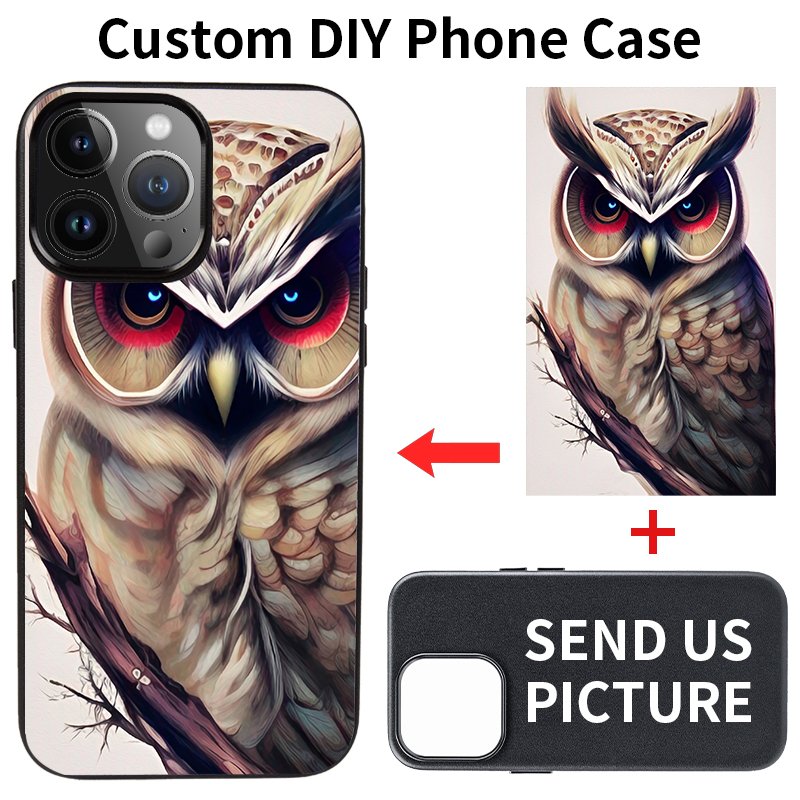 PU Phone Case for iPhone Samsung Xiaomi Pattern LOGO Text Customization Color Painting Material Customization Phone Case